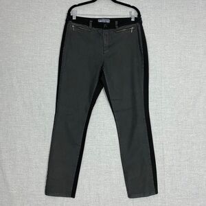 Reitmans Jeans Mixed Fabrics Pants Sz 13 Stretchy Back Denim Front